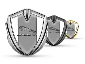 Jaguar Emblema Silicone Badge Stile Tuning Top Lucido